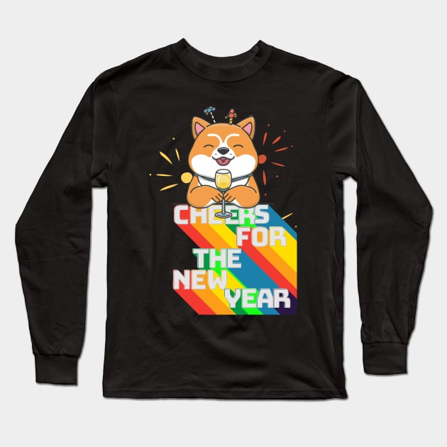 Cheers for the New Year Long Sleeve T-Shirt by Cheeky BB